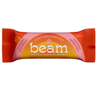 Beam | Crispy Seed Based Bar Cranberry Strawberry | 30g