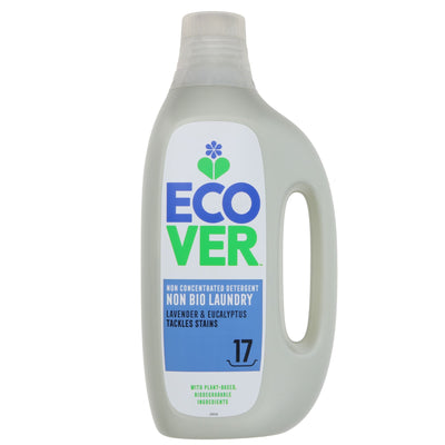 Ecover Non-Bio Laundry Liquid - Gentle on skin, tough on stains. Eco-friendly, vegan, 17 washes. Good Housekeeping Approved.