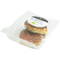 Pur Pain | Pur Pain Organic Vegan Nigella Seed Bagels 2x90g | 180g