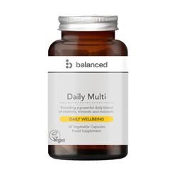 Balanced | Daily Multi Vitamin 30 Veggie Caps - Reusable Bottle | 30 capsule