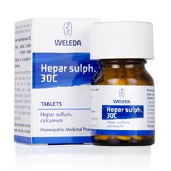 Weleda | Hepar Sulph 30C - 125 tabs | 125 tablet