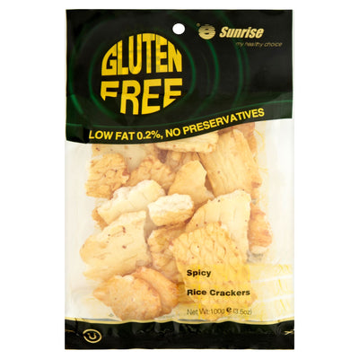 Sunrise | Gluten Free Rice Crackers - Spicy | 100g