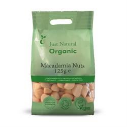 Just Natural Organic | Organic Macadamia Nuts 125g | 125g