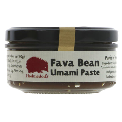 Hodmedod's vegan Fava Bean Umami Paste intensifies flavors in soups, stews, stir-fries, and even sweet dishes like chocolate brownies.