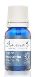 Amina's Natural Skincare | Pure Organic Peppermint Essential Oil 10ml | 10ml