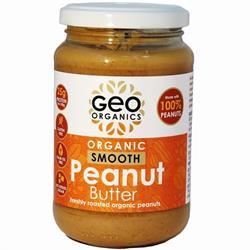 Georganics | Peanut Butter - 100% Organic Peanut Butter Smooth 350g | 350g