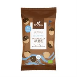 Foodin | FI Organic Raw Chocolate No Added Sugar Hazelnut 50G | 50g