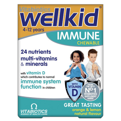 Vitabiotics | Wellkid Immune Chewable | 30tabs