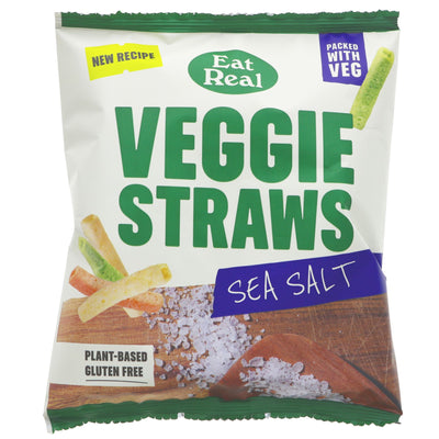 Eat Real | Veggie Straws with Sea Salt | 45g