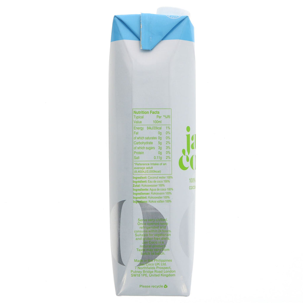 Jax Coco | Coconut Water Pure | 1l