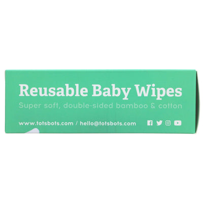 Eco-friendly & gentle reusable baby wipes made of bamboo & cotton. Oeko-Tex certified. No harmful chemicals.