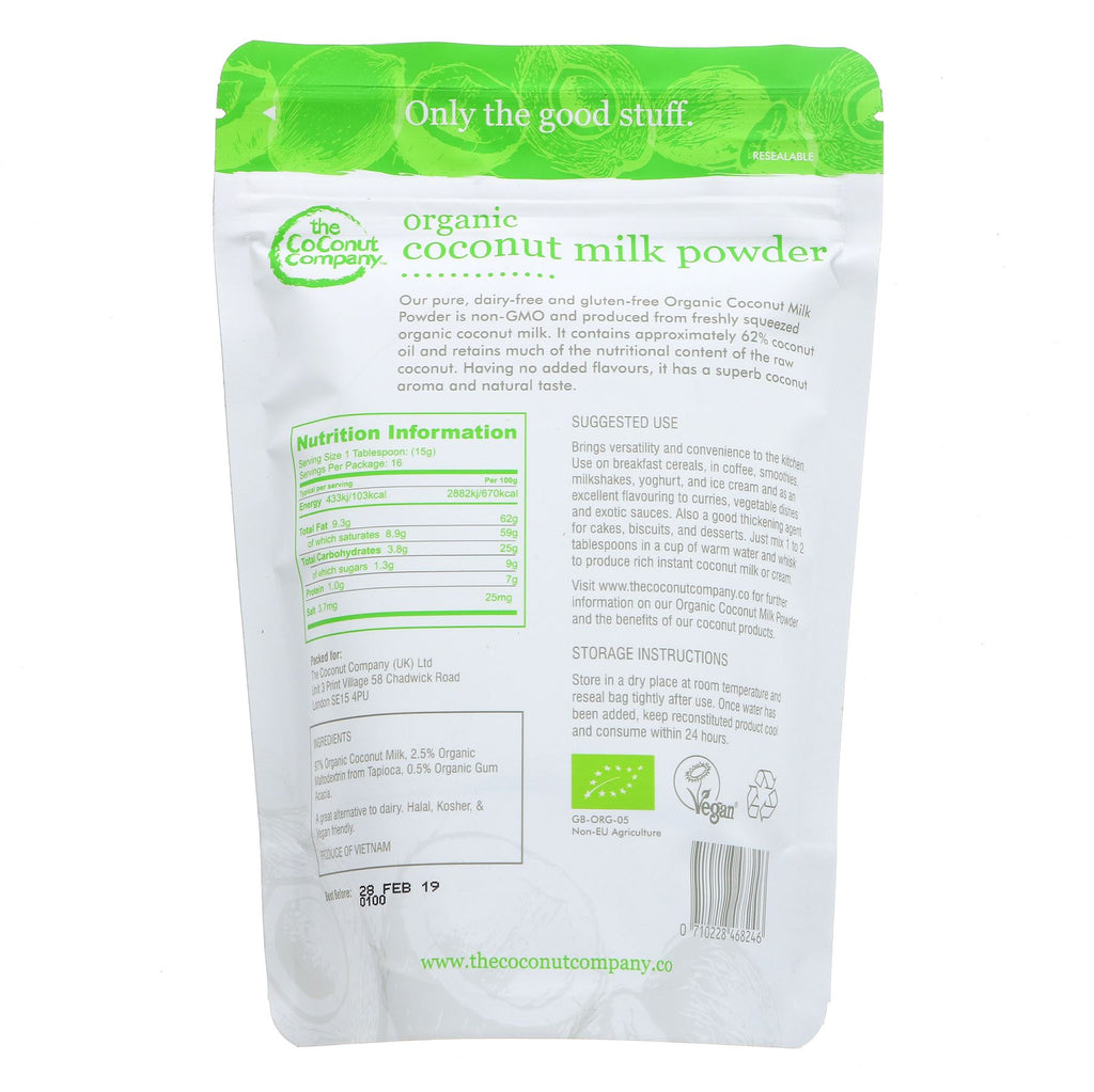 The Coconut Company | Coconut Milk Powder - Organic | 250G