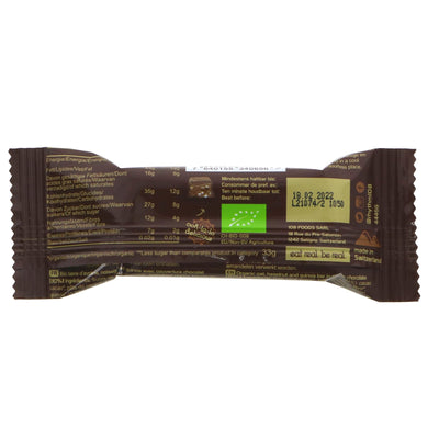 Indulgent Hazelnut Praline Chocolate Bar | Organic, gluten-free, vegan | Half the sugar, all the taste | Rhythm 108