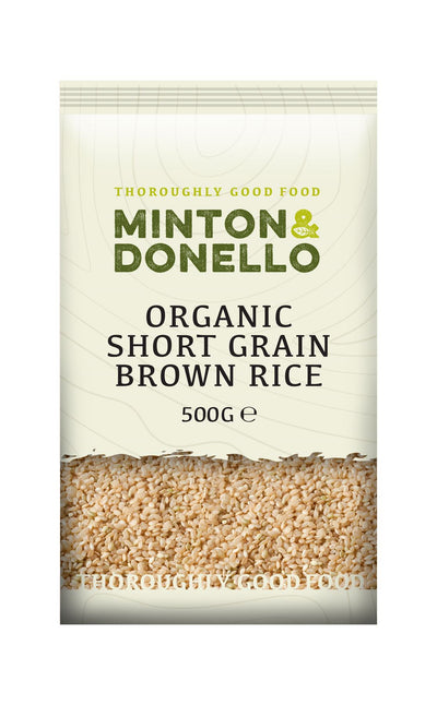 Minton & Donello | Organic Short Grain Brown Rice | 500g