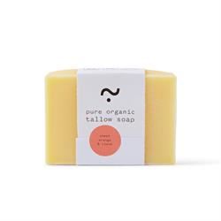 Fierce Nature | Pure Organic Tallow Soap (Sweet Orange & Clove) 80g | 90g