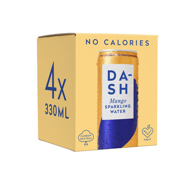 Dash Water | Sparkling Mango Multipack | 4x330ml