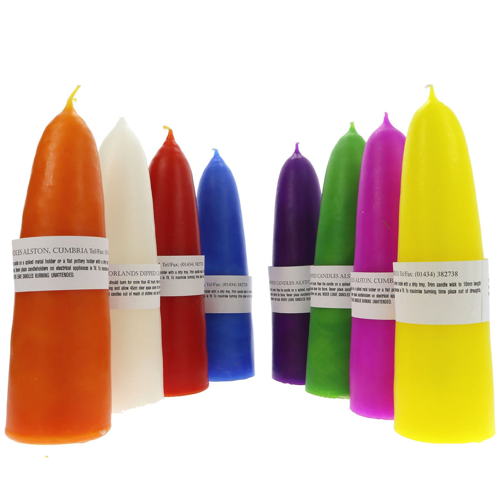 Moorlands Candles Limited | Super Giant Mixed Colours | 1 SINGLE