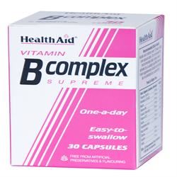 HealthAid | Vitamin B Complex Supreme | 30 capsule