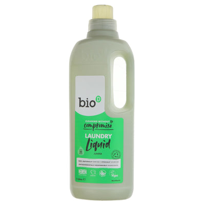 Bio D's Fresh Juniper Laundry Liquid: Ethical, Hypoallergenic & Vegan. Best Buy Rated! 1Ltr