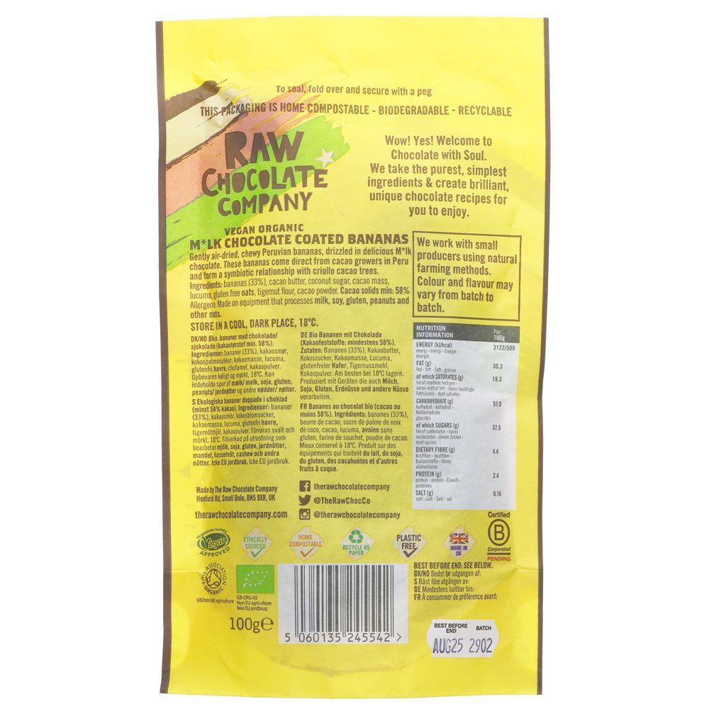 Raw Chocolate Company | Chocolate Bananas | 110g