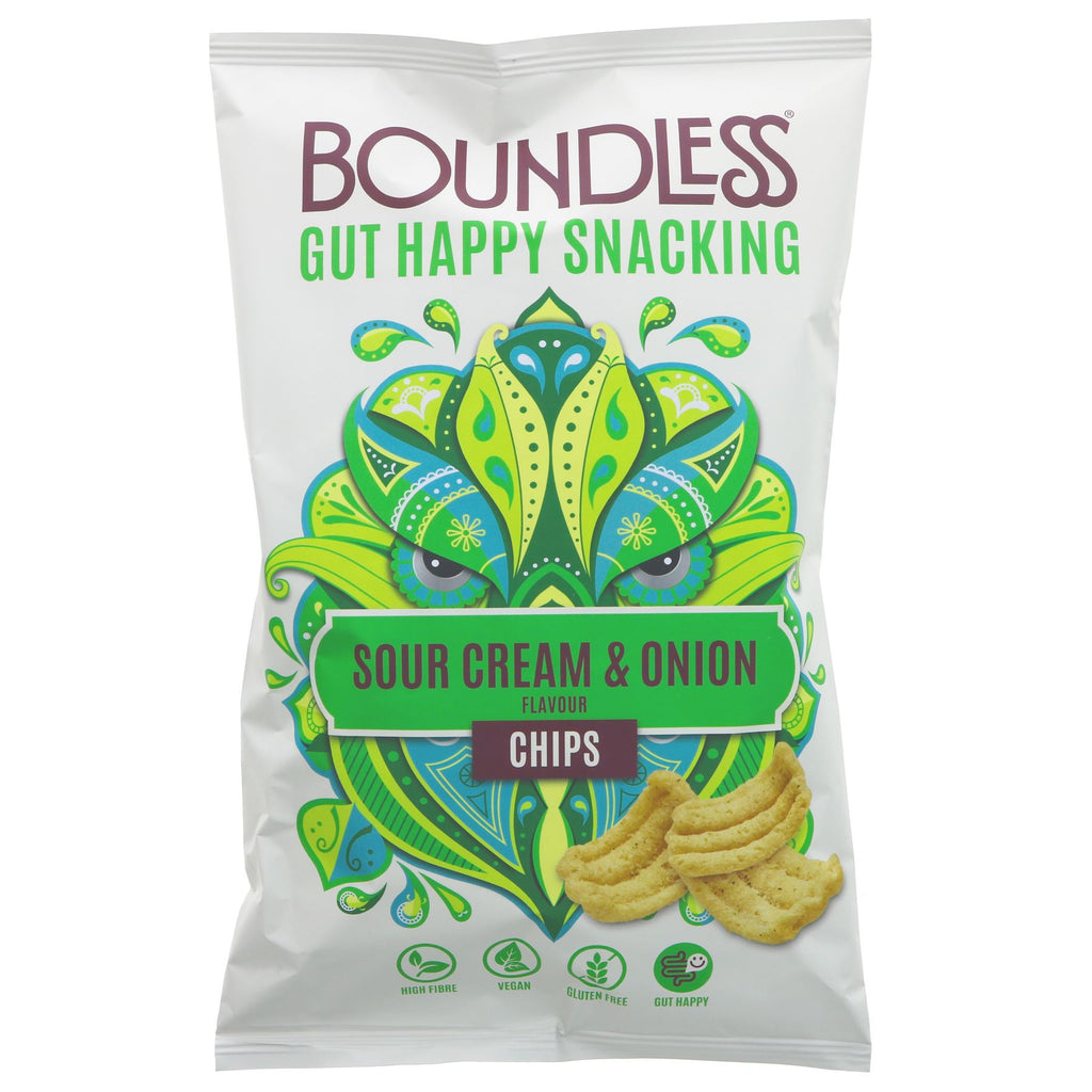 Boundless | Sour Cream & Onion Chips | 80g