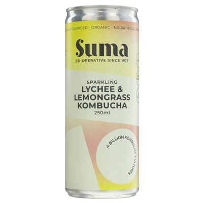 Suma | Lychee & Lemongrass Kombucha | 250ml