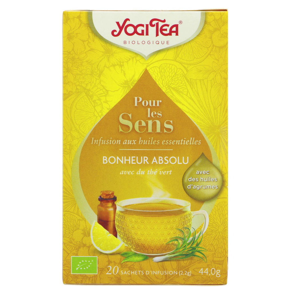 Yogi Tea | Pure Happiness - GreenTea, Lemon\Lemongrass Oil | 17 bags