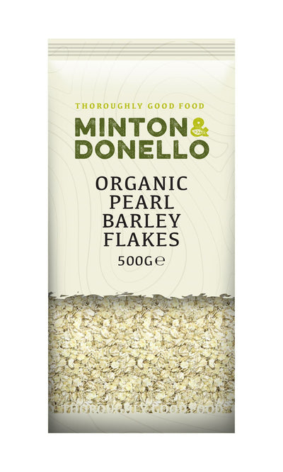 Minton & Donello | Organic Pearl Barley Flakes | 500g