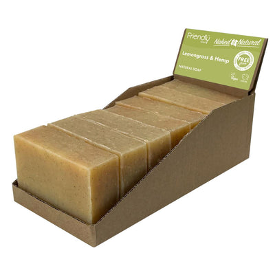 Friendly Soap | Naked & Natural Soap Lemongrass & Hemp | 95g