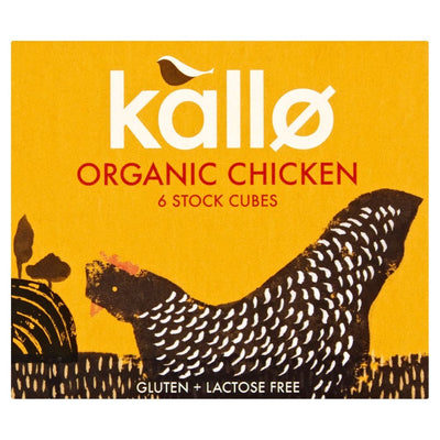 Kallo | Organic Chicken Stock Cubes | 66g