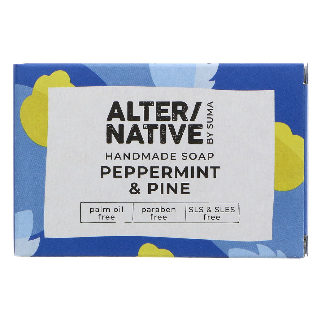 Alter/Native | Boxed Soap P'mint & Pine Oil - Exfoliate - with poppy seeds | 95g