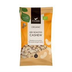 Foodin | Organic Dry Roasted Cashews 140g | 140g