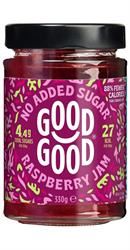 Good Good |  GOOD GOOD Raspberry Jam 330g - No Added Sugar | 330g