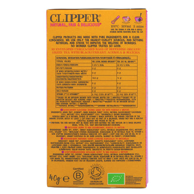 Clipper | Defending Organic Green Tea - With antioxidants and Vit C | 20 bags