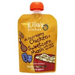 Ellas Kitchen | Stage 2 Chicken 'n' Sweetcorn Mash 130g | 130g