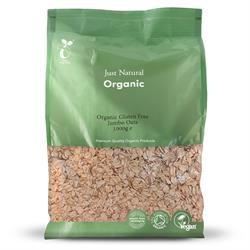 Just Natural Gluten Free | Organic Gluten Free Jumbo Oats 1000g | 1000g