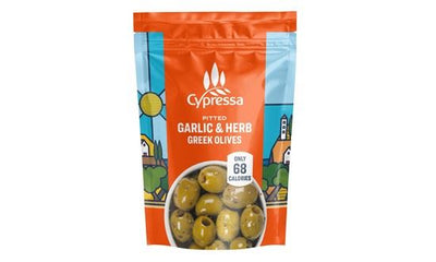 Cypressa | Greek Olives + Herbs & Garlic | 50g