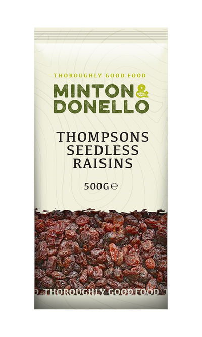 Minton & Donello | Thompsons Seedless Raisins | 500g