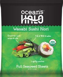 Ocean's Halo | Ocean's Halo Wasabi Sushi Nori 12g | 12g