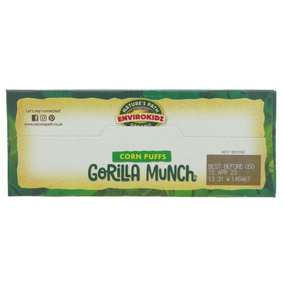 Gluten-free, organic, vegan cereal with no added sugar - Gorilla Munch Envirokidz by Natures Path. Perfect for breakfast or a snack.