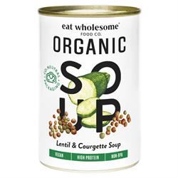 Eat Wholesome | Organic Lentil & Courgette Soup 400g | 400g