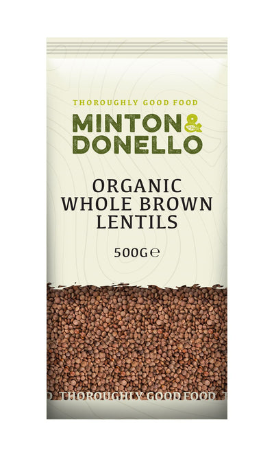 Minton & Donello | Lentils Whole Brown | 500g