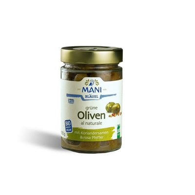 Mani | Green Olives with Pink Peppers | 205g