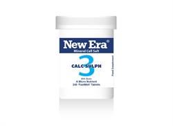 New Era | No.3 Calc. Sulph. 240 tabs | 240 tablet