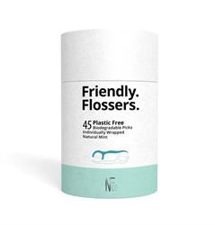 The Natural Family | NFco Biodegradable Friendly Floss Picks 25g | 25g