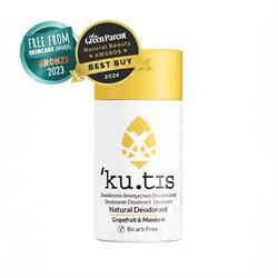 Kutis Skincare | Plastic Free Natural BF Vegan Grapefruit & Mandarin Deodorant 50g | 50g