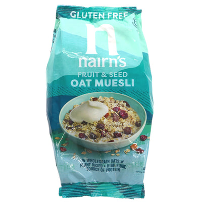 Gluten-free vegan muesli, no added sugar, perfect for everyday use.