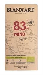 Blanxart | BLANXART Premium Organic & Vegan 83% PERU Chocolate Bar 75g | 75g