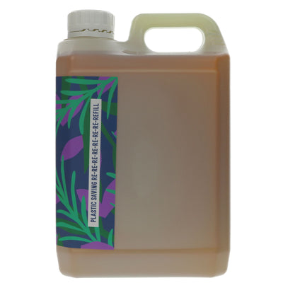 Relaxing Body Wash with Lavender/Geranium - Biodynamic, gluten-free & vegan. Pamper your skin naturally with this 2.5l bottle.