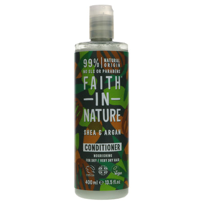 Organic Shea & Argan Conditioner – Cruelty-Free & Vegan | Faith In Nature